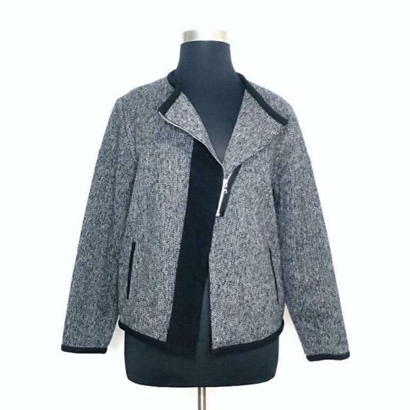 !Oversized! Marissa Webb L Navy Phoebe Jacket - Picture 1 of 5